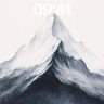 Silent Summit Wallpaper with Frost-etched Peaks wallpaper for iPhone, iPad & Mac