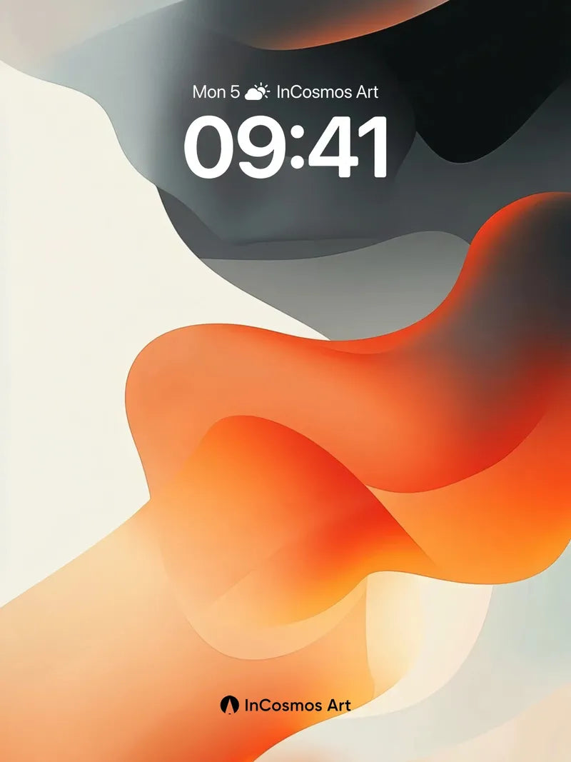 Crimson Current Wallpaper with Liquid Light