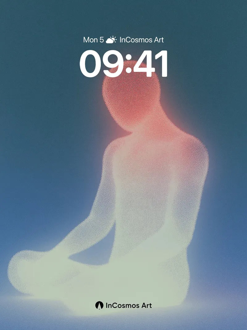 Serenity Aura Wallpaper with Ethereal Light