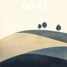 Serenity Ridge Wallpaper with Midnight Trees wallpaper for iPhone, iPad & Mac