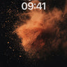 Crimson Dust Explosion Wallpaper with Cosmic Trails wallpaper for iPhone, iPad & Mac