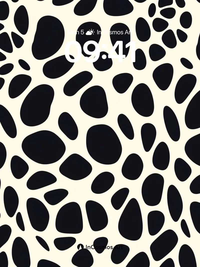 Shadowed Dapples Wallpaper with Organic Rhythm