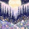 Luminous Meadow Wallpaper Under Moonlit Canopy wallpaper for iPhone, iPad & Mac