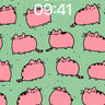 Playful Pink Purr Wallpaper with Whimsical Spots wallpaper for iPhone, iPad & Mac