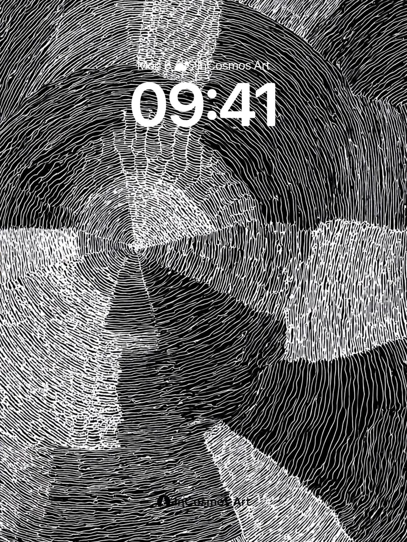 Whispering Lines Wallpaper with Hidden Depths