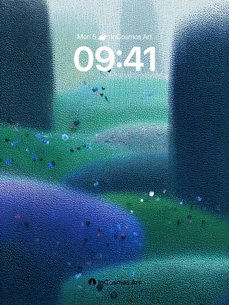 Misty Hues Wallpaper with Dotted Dreams