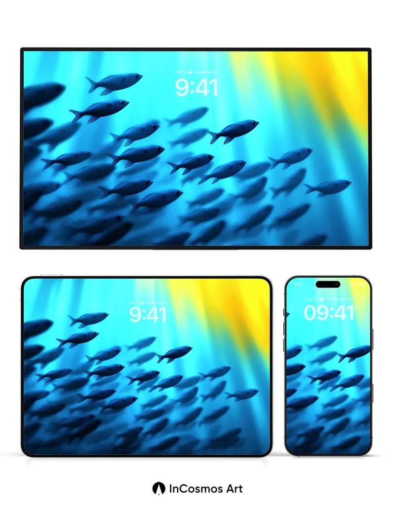 Serenity Shoal Wallpaper with Liquid Light