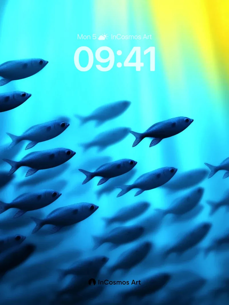 Serenity Shoal Wallpaper with Liquid Light