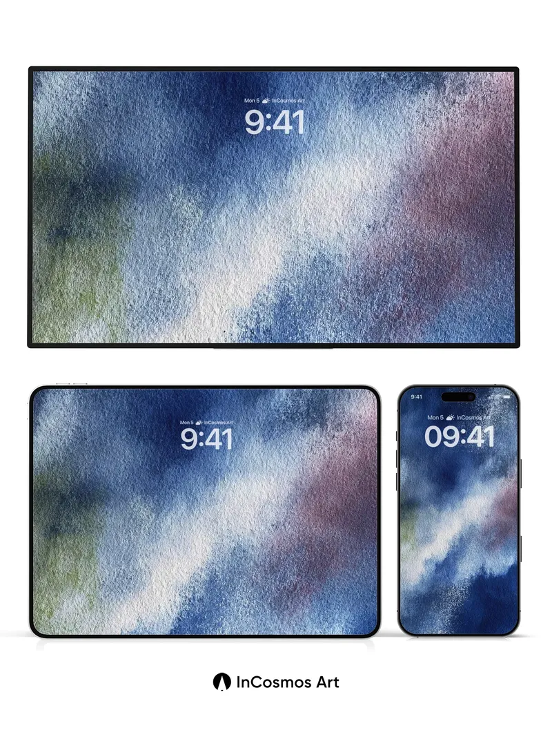 Nocturnal Nebula Wallpaper with Cosmic Dust