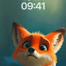 Whispering Fox Wallpaper with Soft Gaze wallpaper for iPhone, iPad & Mac