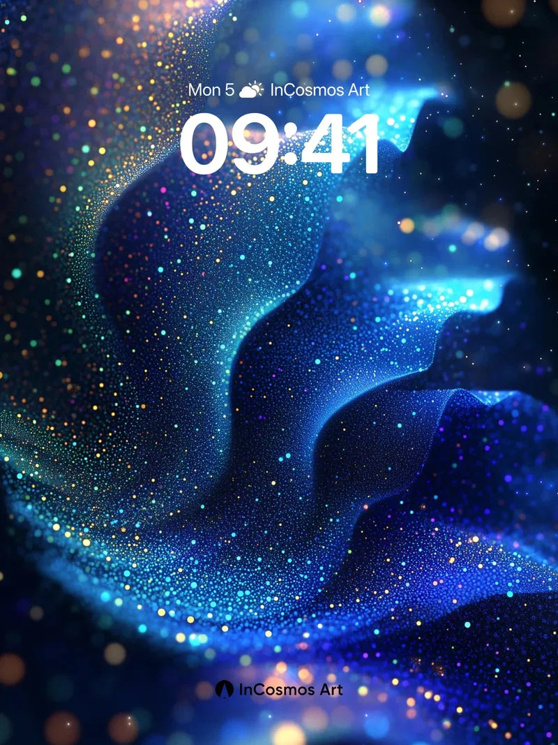 Cosmic Nebula Wallpaper with Starlight Veins