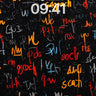 Chaos Script Wallpaper with Flickering Ink wallpaper for iPhone, iPad & Mac