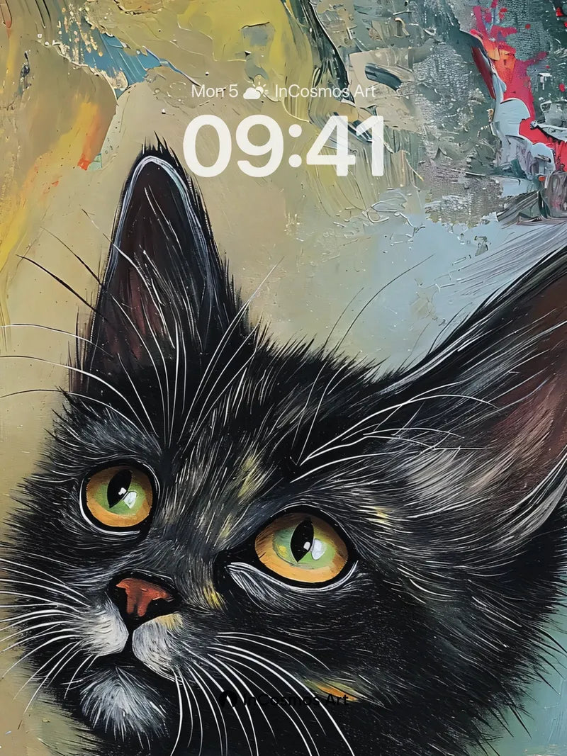 Whispering Fur Wallpaper with Golden Eyes wallpaper for iPhone, iPad & Mac