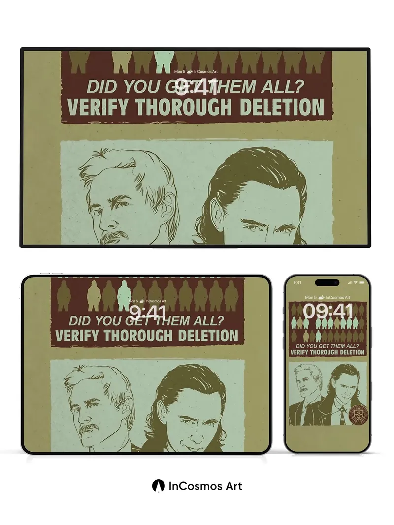 Echo Chamber Wallpaper with Time-Traveler's Seal