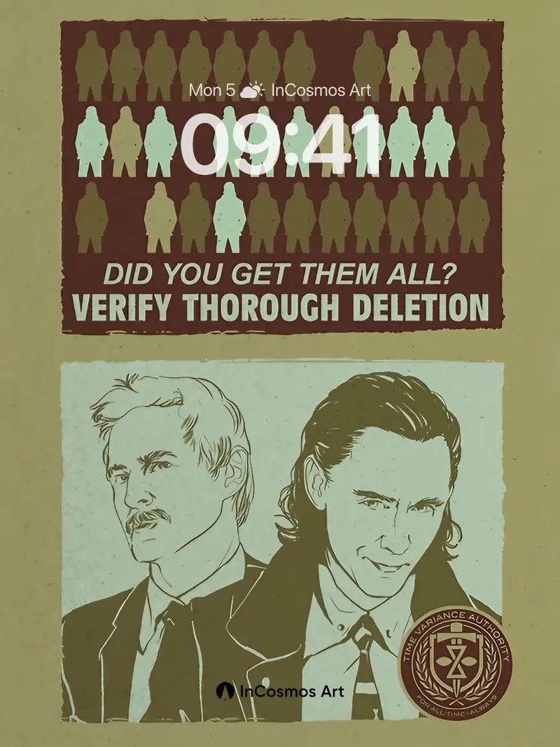 Echo Chamber Wallpaper with Time-Traveler's Seal