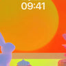 Luminous Hare Wallpaper with Sunset Bloom wallpaper for iPhone, iPad & Mac