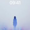 Ethereal Silhouette Wallpaper with Cosmic Hues wallpaper for iPhone, iPad & Mac