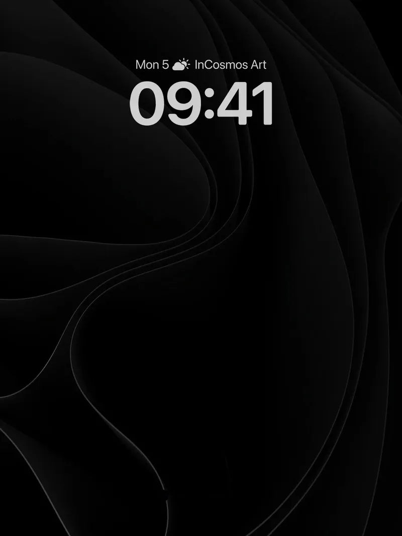 Silken Void Wallpaper with Ghost Lines