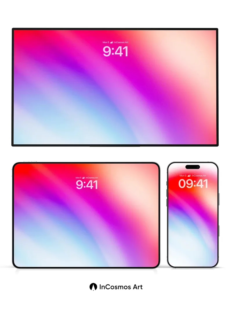 Luminous Veil Wallpaper with Ethereal Flow