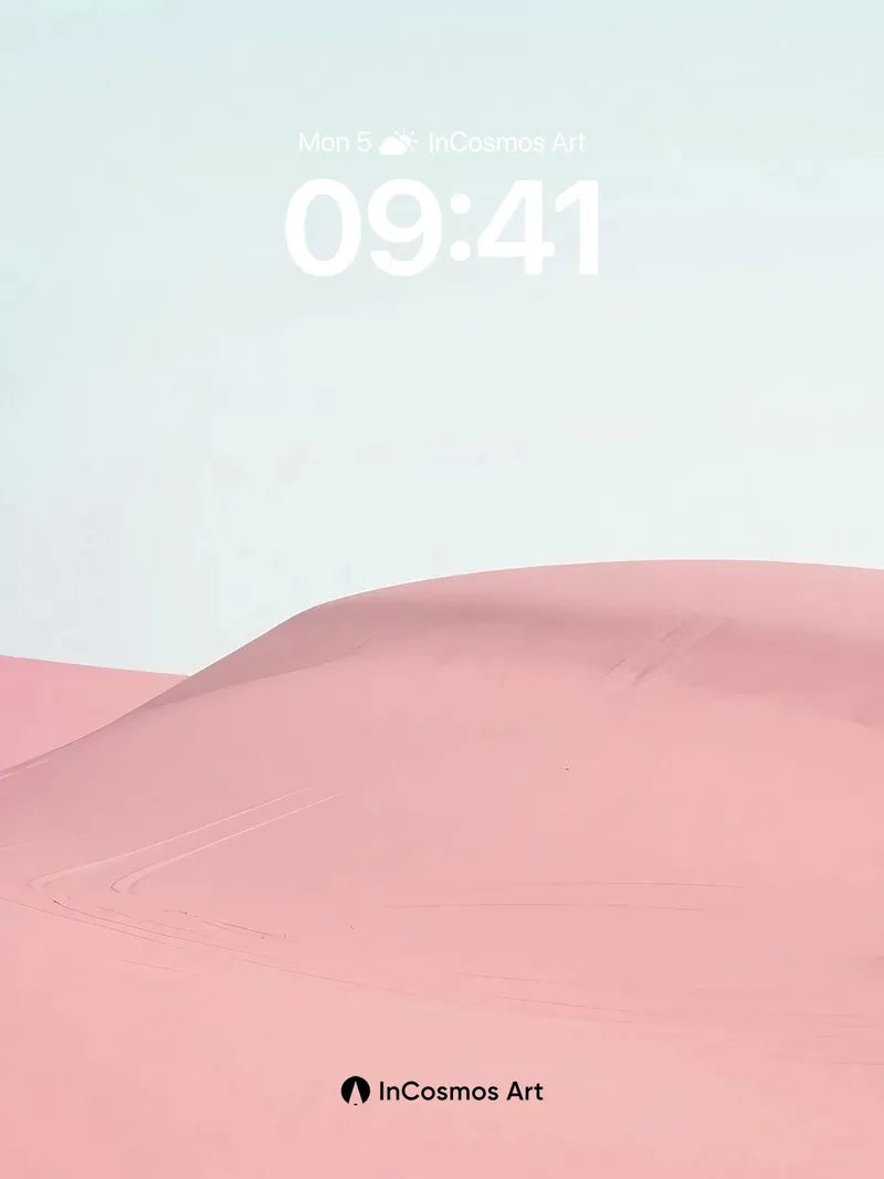 Serenity Dune Wallpaper with Soft Traces