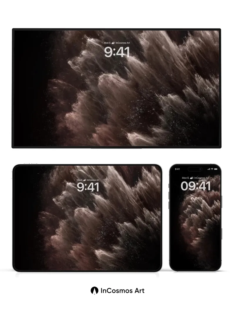 Whispering Dust Wallpaper with Cosmic Folds