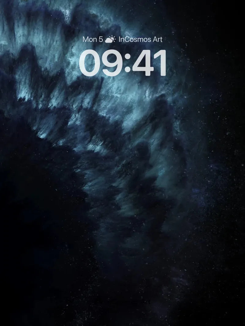 Cosmic Veil Wallpaper with Starlit Drift