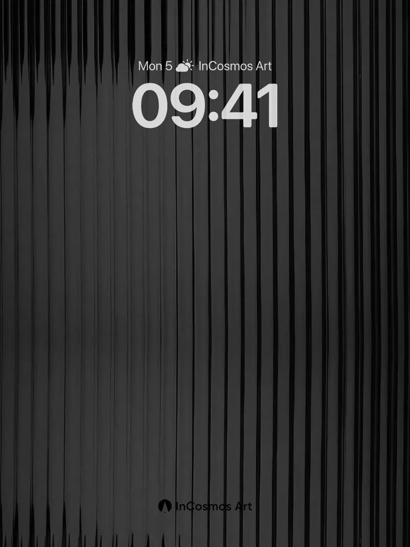 Silent Veil Wallpaper with Vertical Shadows