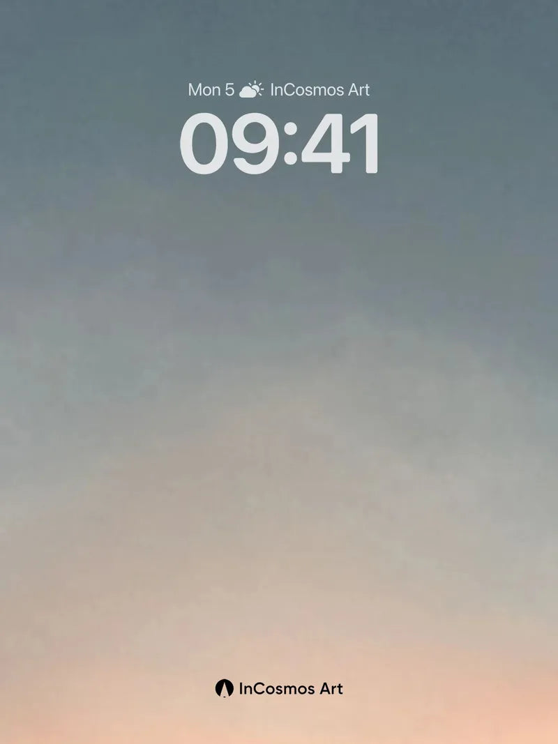 Serene Horizon Wallpaper with Soft Gradient Hues