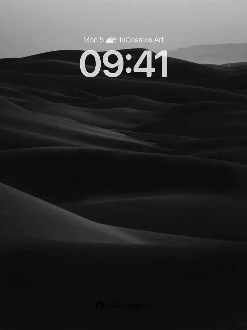 Shadowed Dunes Wallpaper with Silent Light
