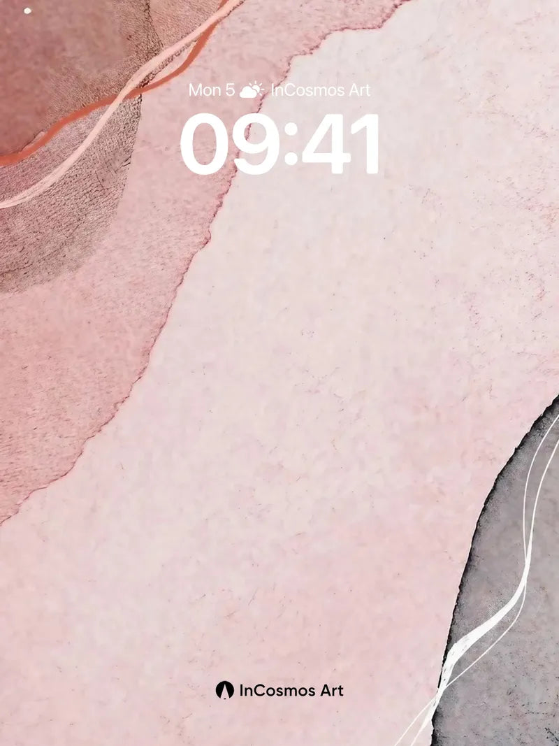 Whispering Silk Wallpaper with Floating Lines