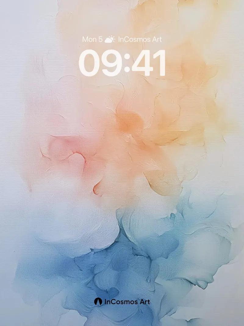 Serene Smoke Wallpaper with Ethereal Hues