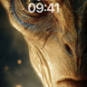 Golden Gaze Wallpaper with Living Skin wallpaper for iPhone, iPad & Mac