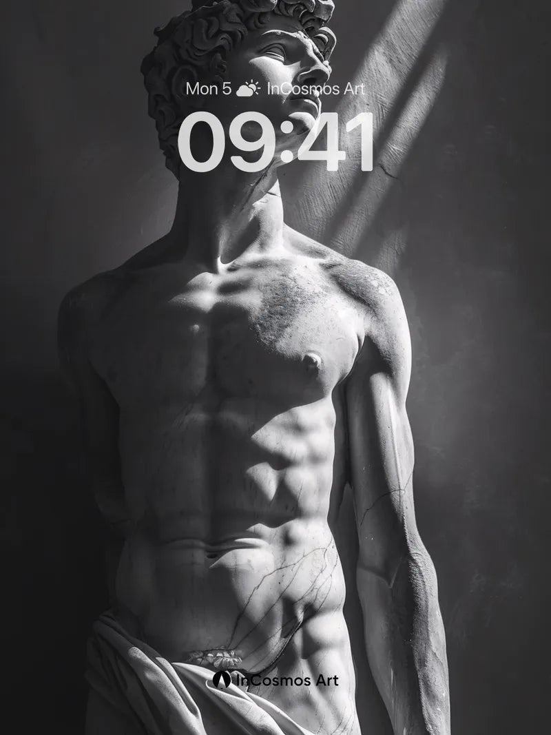 Stone Reverie Wallpaper with Sunlit Shadows