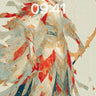 Crimson Feather Wallpaper with Ethereal Light wallpaper for iPhone, iPad & Mac