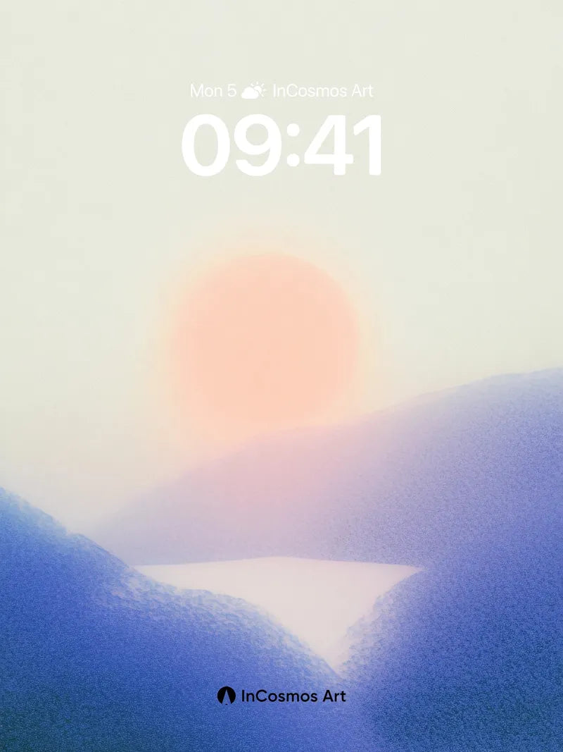 Serenity Haze Wallpaper with Soft Sunlight