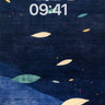 Midnight Drift Leaves Wallpaper