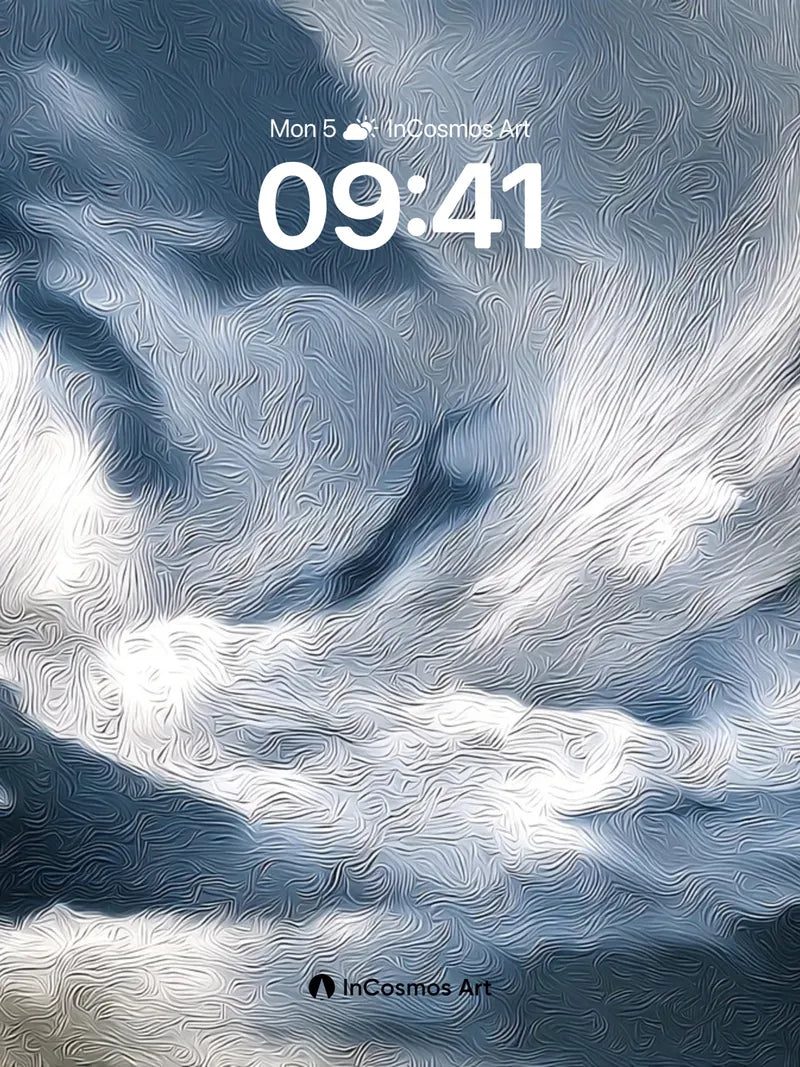 Whispering Clouds Wallpaper with Ethereal Drift