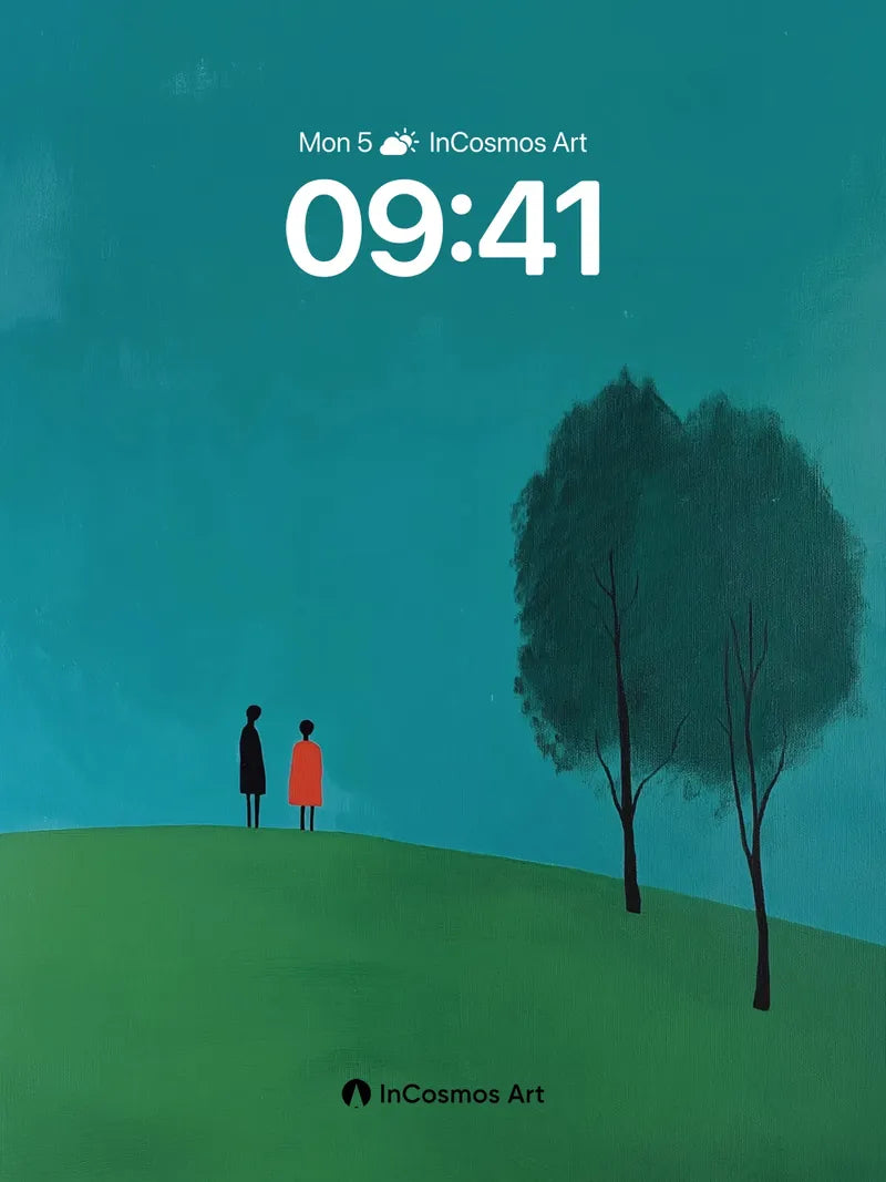 Serenity Hill Wallpaper with Whispering Trees