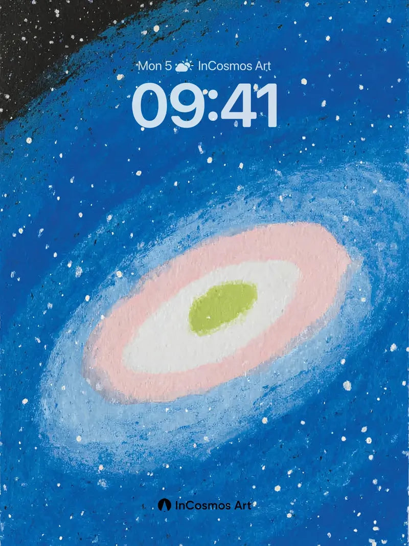 Nebula Bloom Wallpaper with Soft Gradient