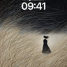 Whispering Grass Wallpaper with Starlit Silhouette wallpaper for iPhone, iPad & Mac