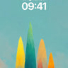Serenity Prism Wallpaper with Chromatic Trees wallpaper for iPhone, iPad & Mac