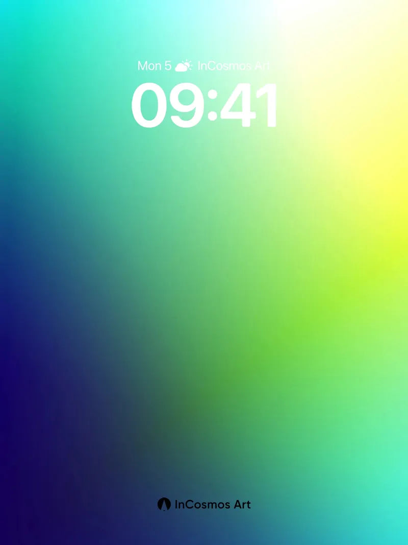 Luminous Gradient Wallpaper with Ethereal Light Flow