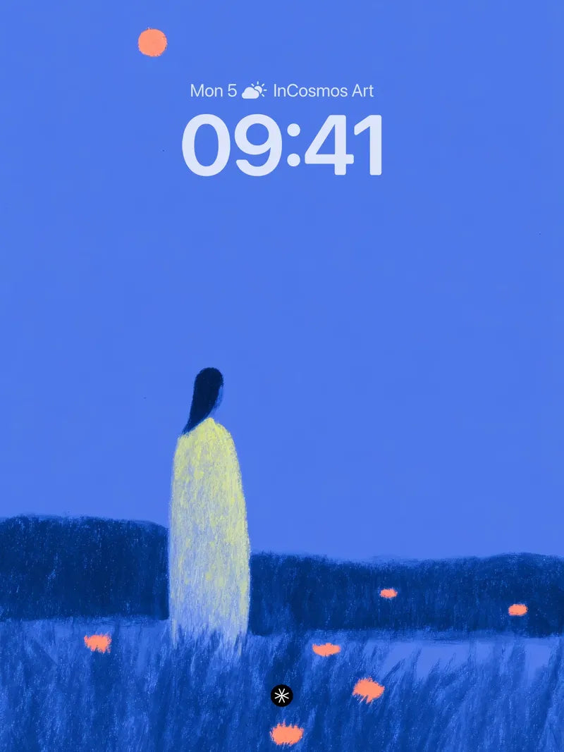 Ethereal Solitude Gradient Flow Wallpaper wallpaper for iPhone, iPad & Mac