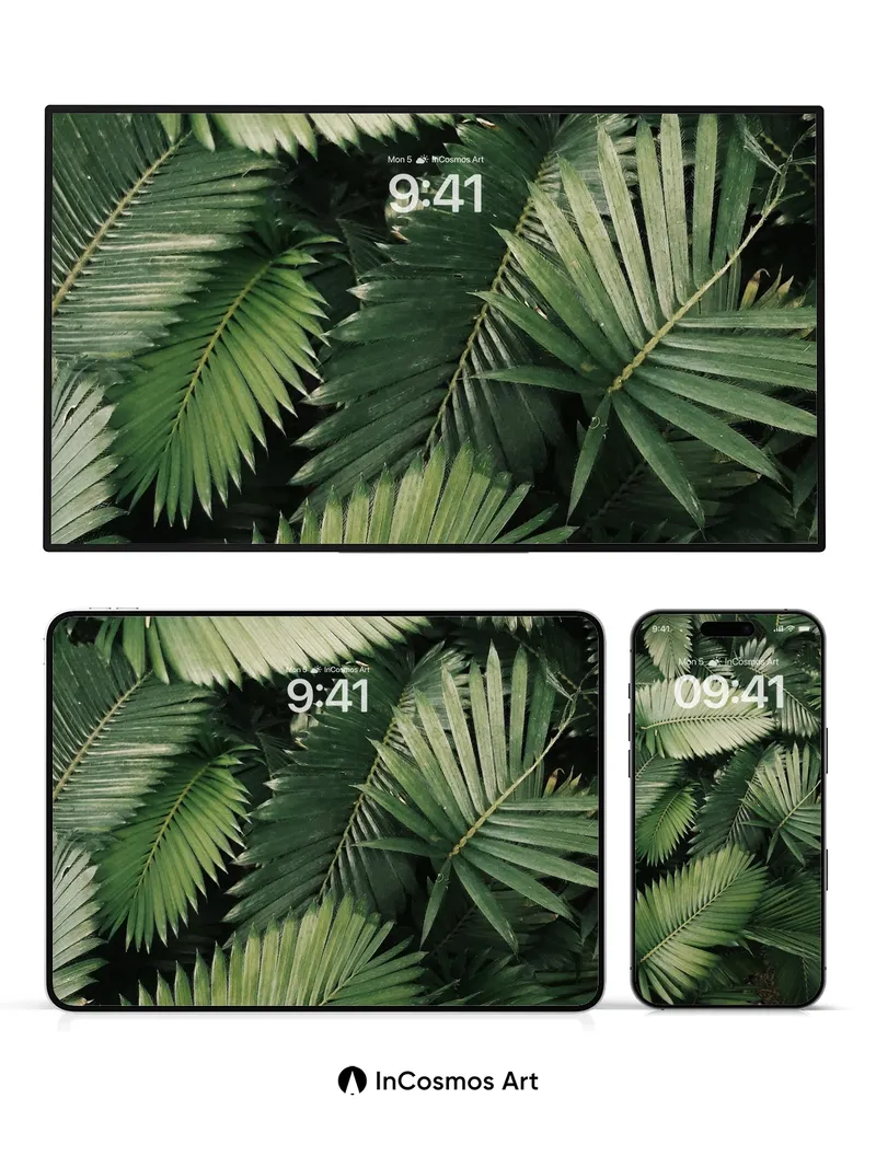 Whispering Canopy Wallpaper with Sunlit Veins