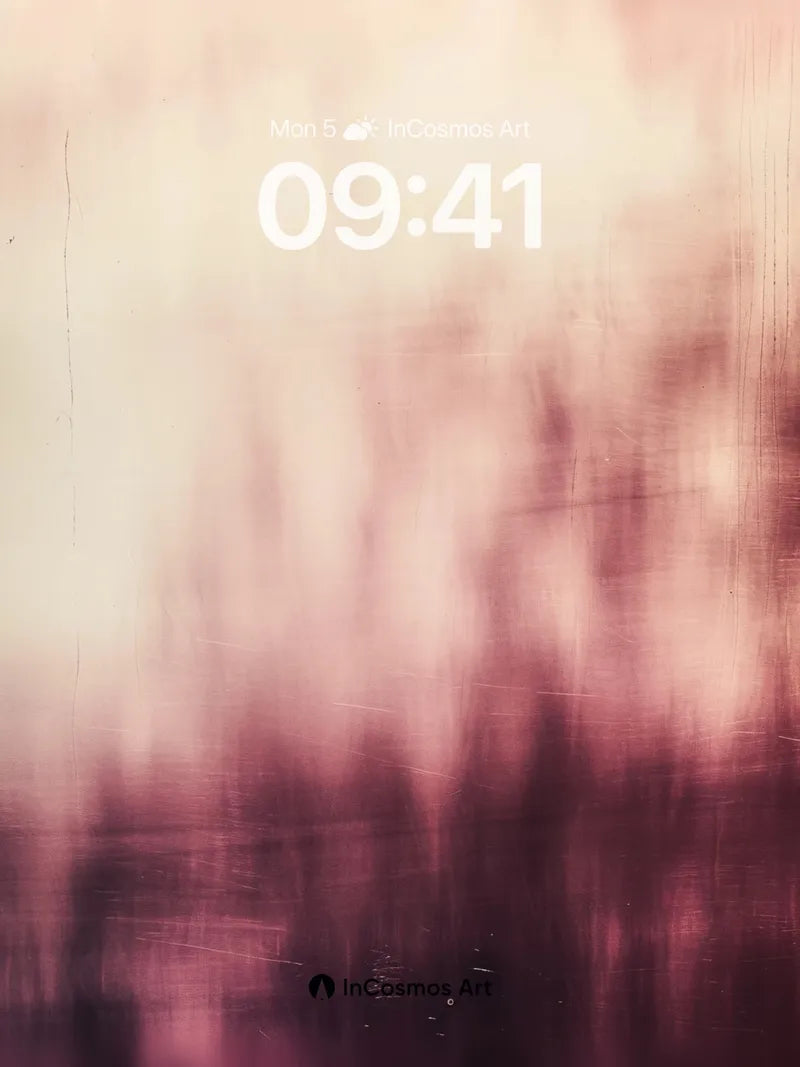 Velvet Hush Wallpaper with Faded Lines