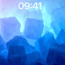 Mystic Blue Ice Wallpaper wallpaper for iPhone, iPad & Mac