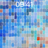 Serene Mosaic Wallpaper with Soft Gradient wallpaper for iPhone, iPad & Mac
