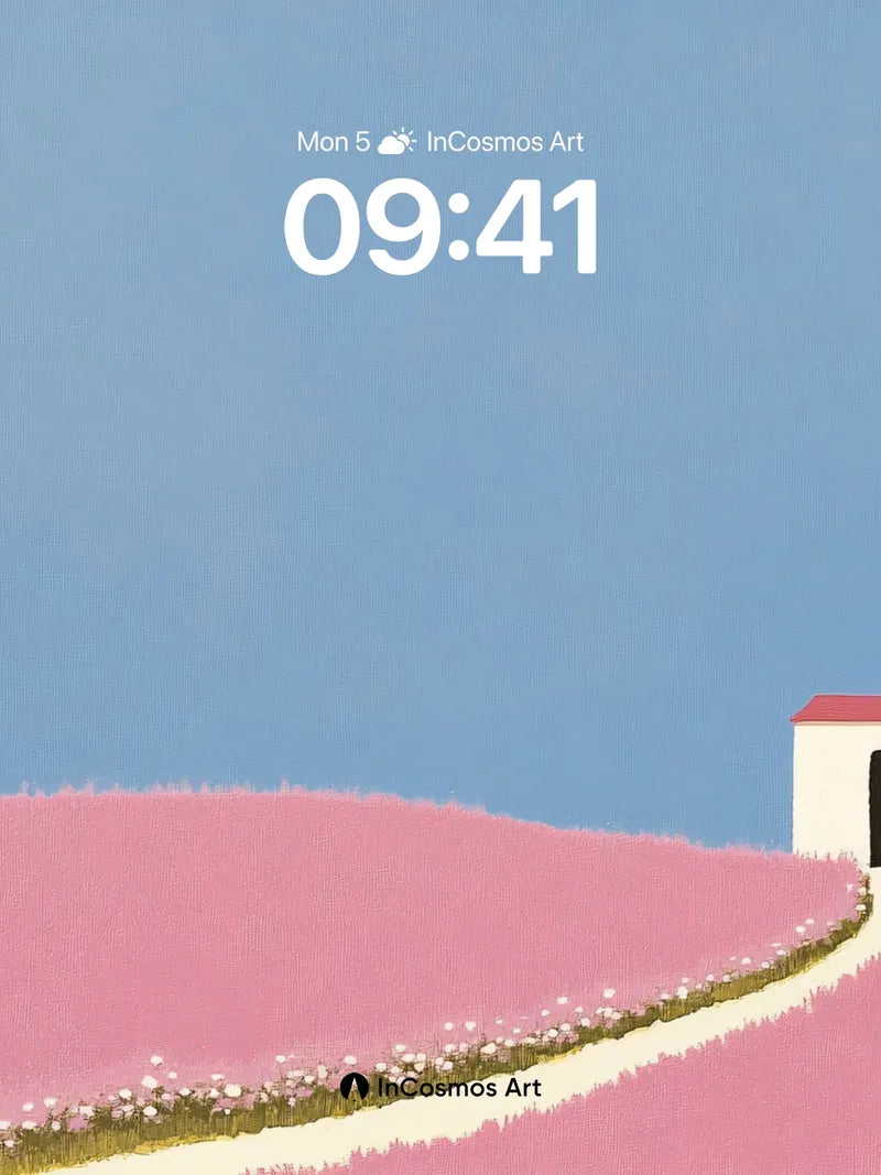 Serene Hillside Wallpaper with Whispering Path