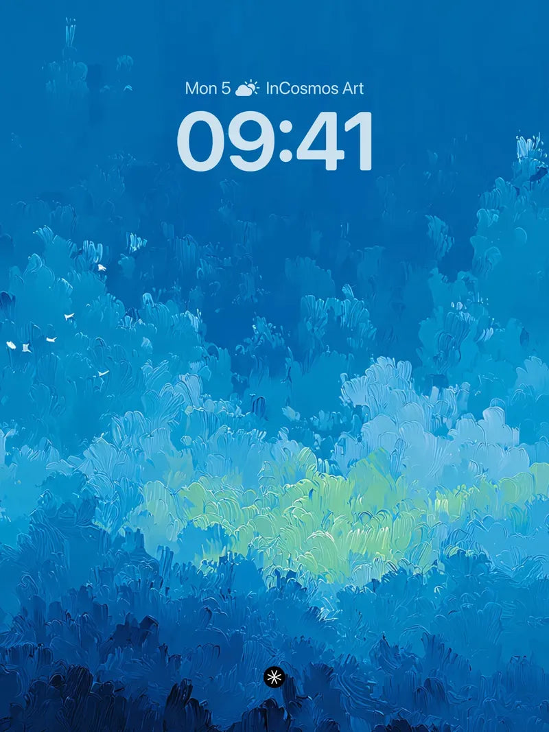 Serene Gradient Flow Wallpaper