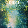 Luminous Canopy Wallpaper with Dappled Light Paths wallpaper for iPhone, iPad & Mac